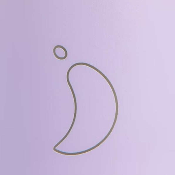 Chilly's Reusable Water Bottle 500ml, Gradient Lavender Fog
