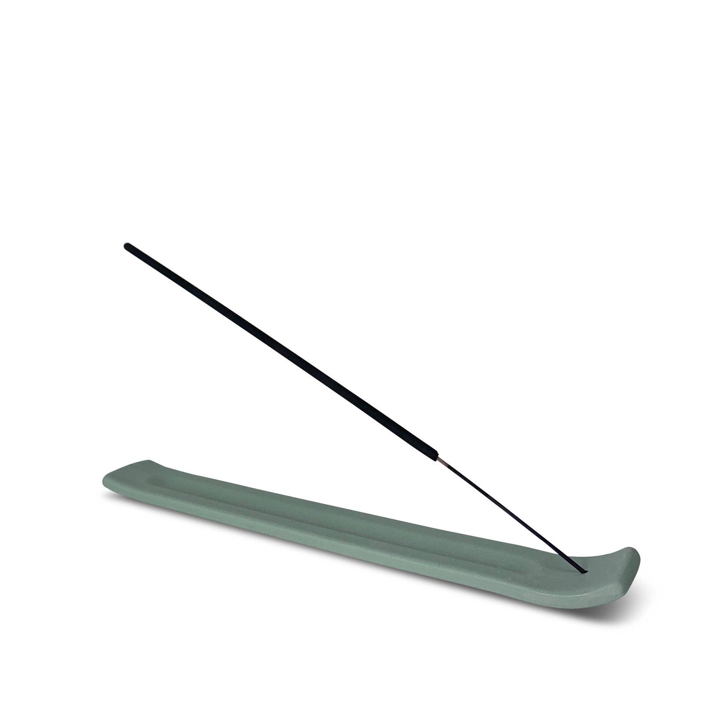 Ceramic Incense Ski: Peacock Green