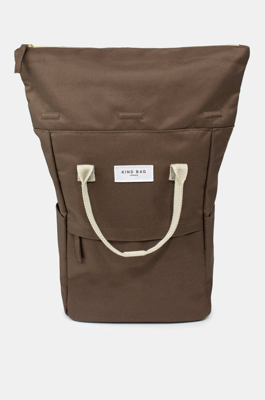 “Hackney” Cocoa Brown Backpack Medium
