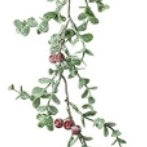 Green Leaf & Red Berry Garland