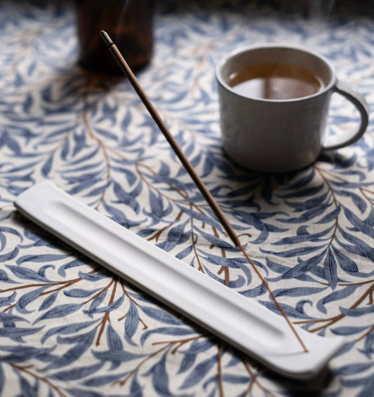 Ceramic Incense Ski: Peacock Green