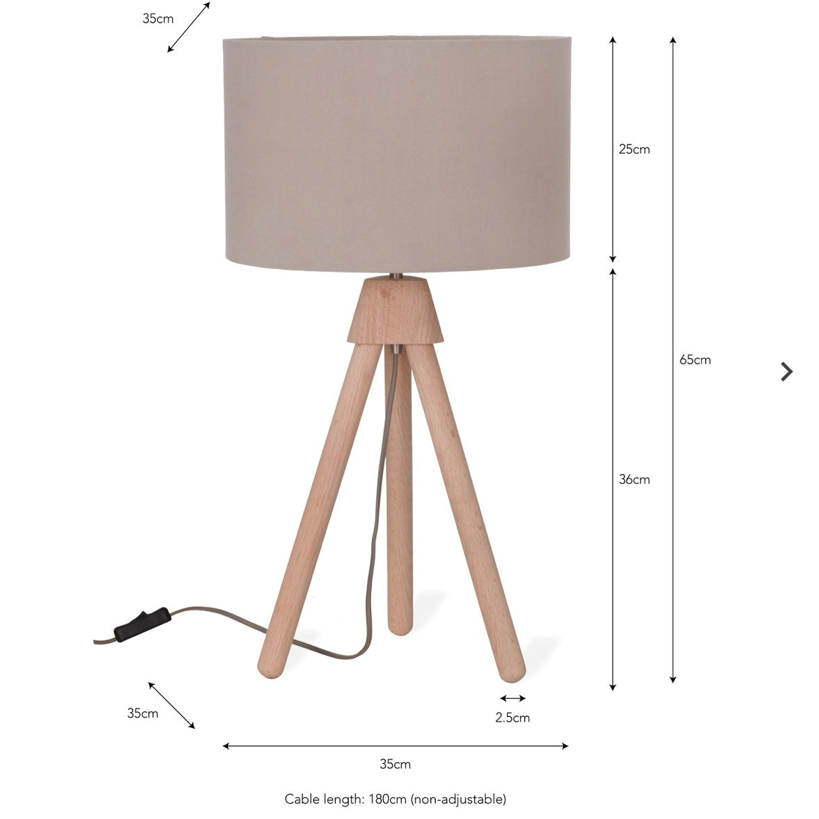 Hambledon Table Lamp w Shade