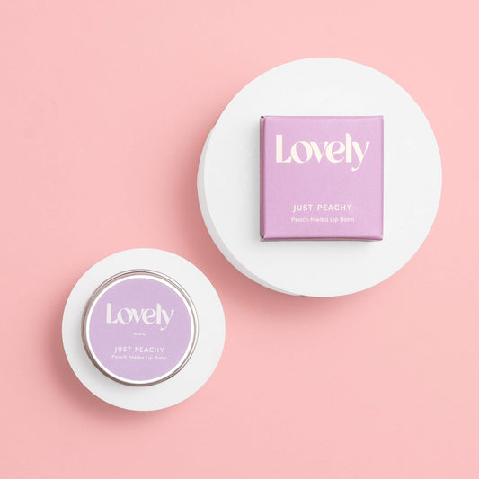 Lip Balm - Just Peachy - Peach Melba