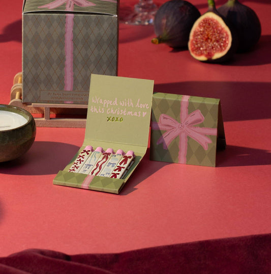 Wrapped with Love Bow Matchbook