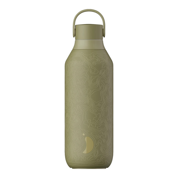 Chilly’s Water Bottle 500ml - Series 2 Elements Earth Green