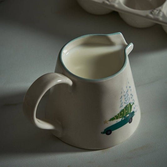 Home for Christmas Mini Stoneware Jug
