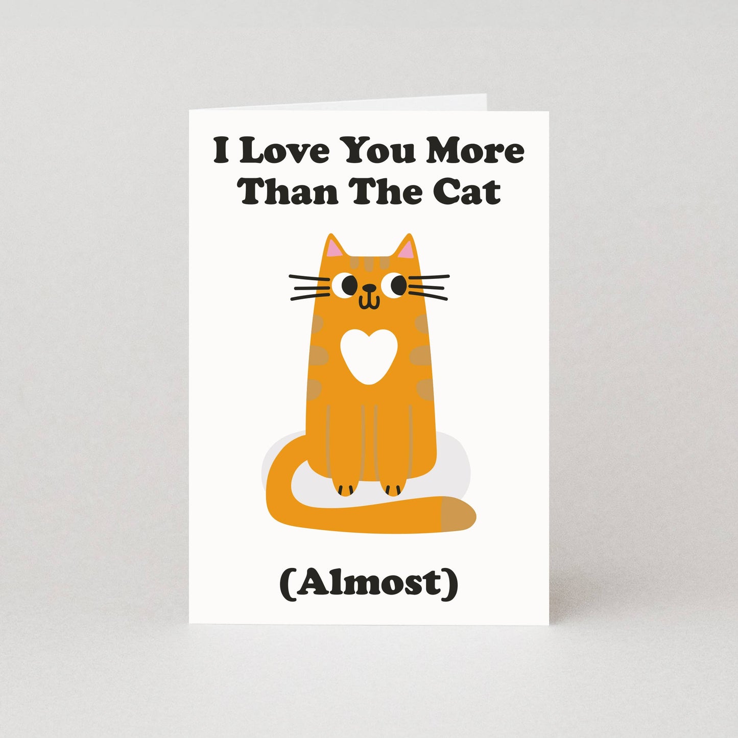 More Than the Cat Valentines Card
