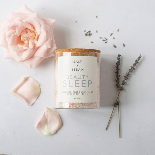 Beauty Sleep - Lavender & Rose Bath Salts 432g Jar