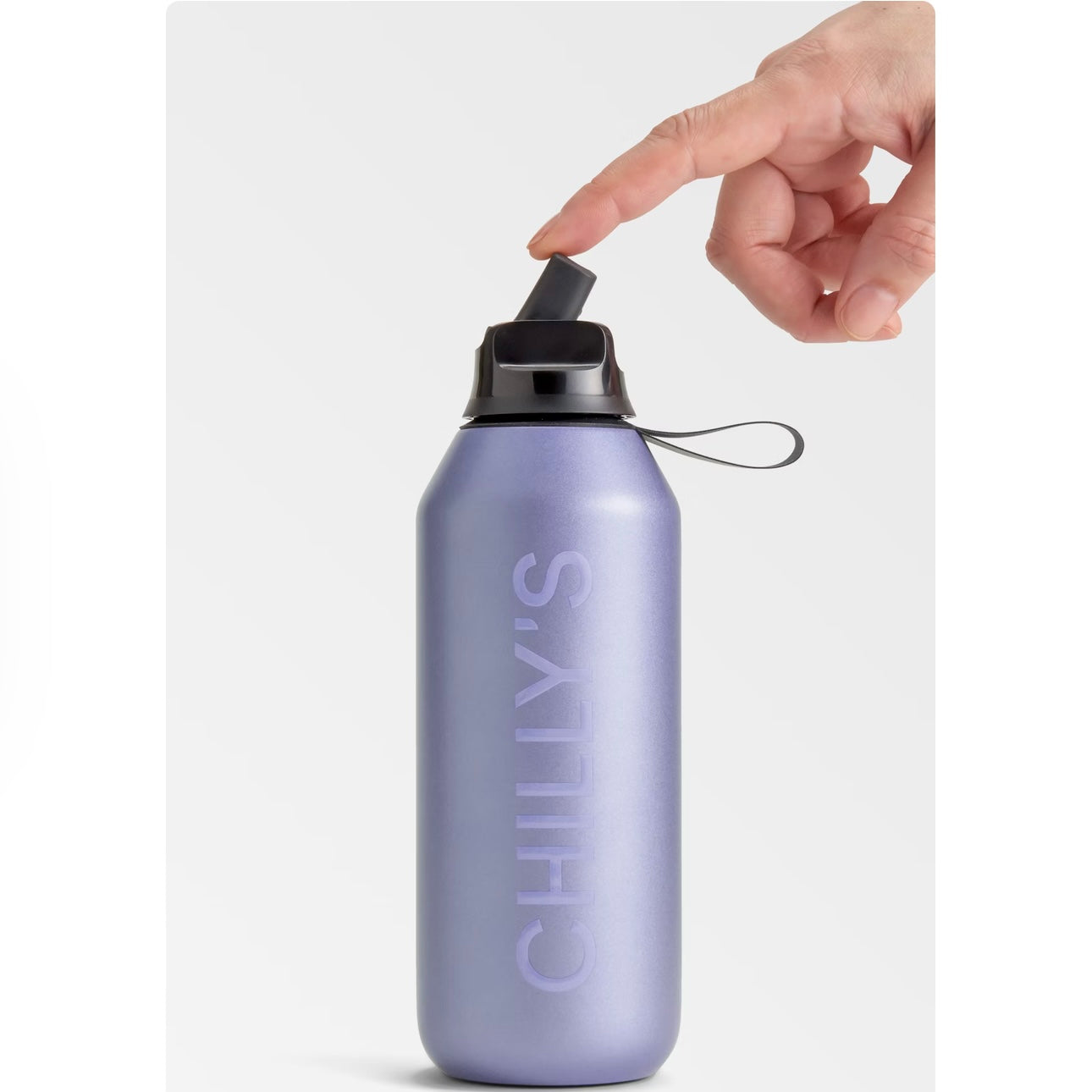 Chilly’s Bottle 500ml - Series 2 Flip Bottle Metallic Lavender
