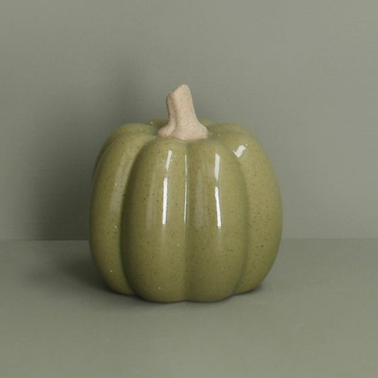 Green Earthenware Pumpkin