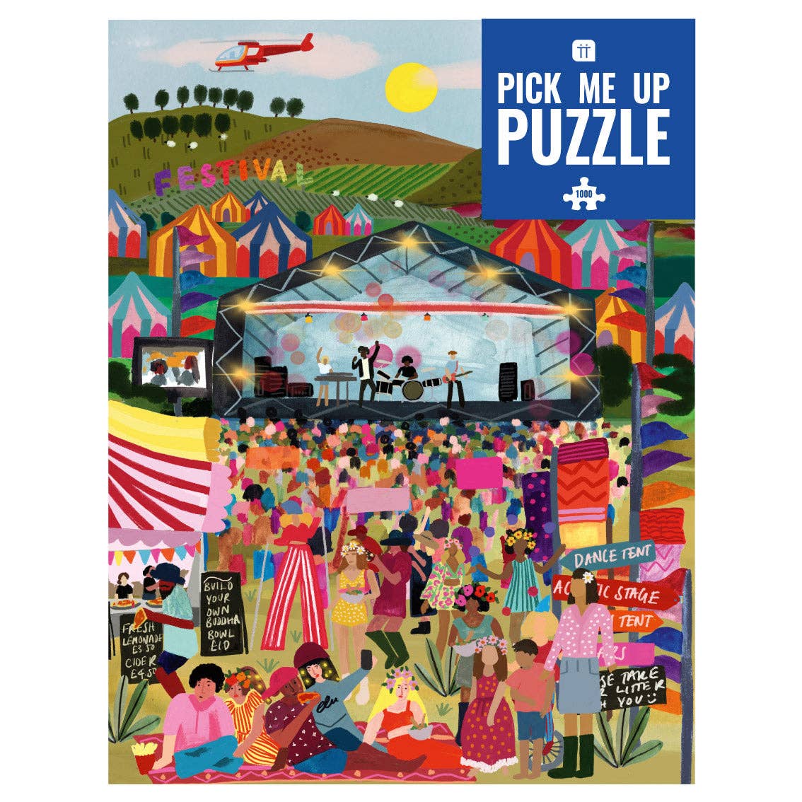 Glastonbury Summer Festival Puzzle 1000 Pieces