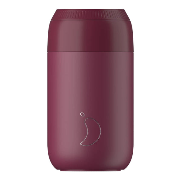 Chilly’s Cup 340ml - Series 2 Plum Red