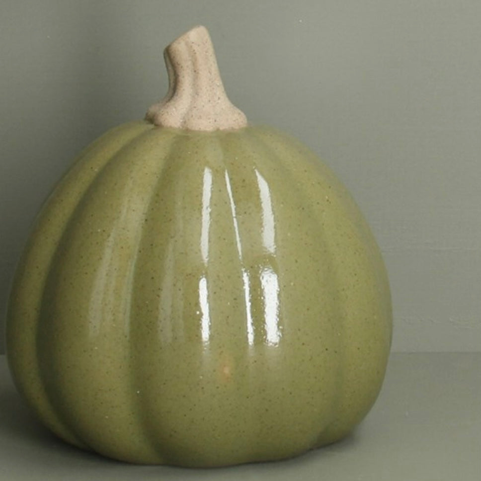 Green Earthenware Squash