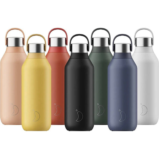 Chilly’s Water Bottle 500ml - Series 2 Lichen Green