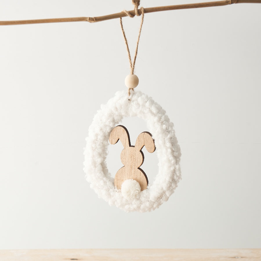 Hanging Sherpa Bunny Decoration
