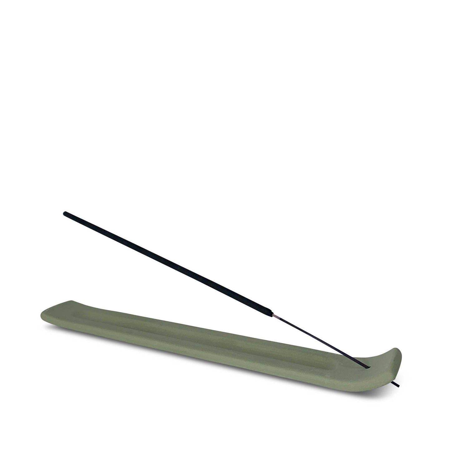 Ceramic Incense Ski: Peacock Green