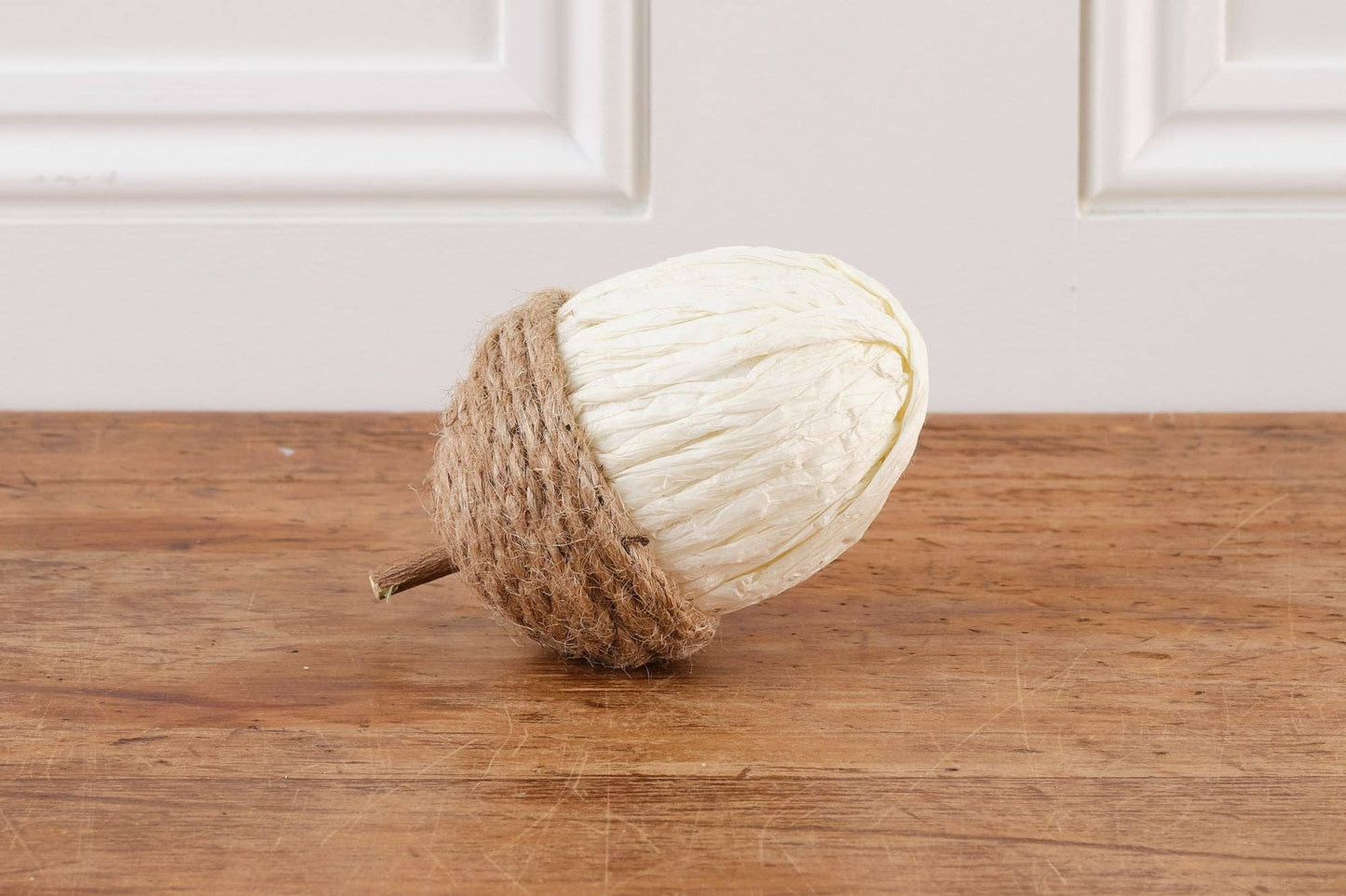 Rope and Paper Acorns (Cream, Orange and Yellow)