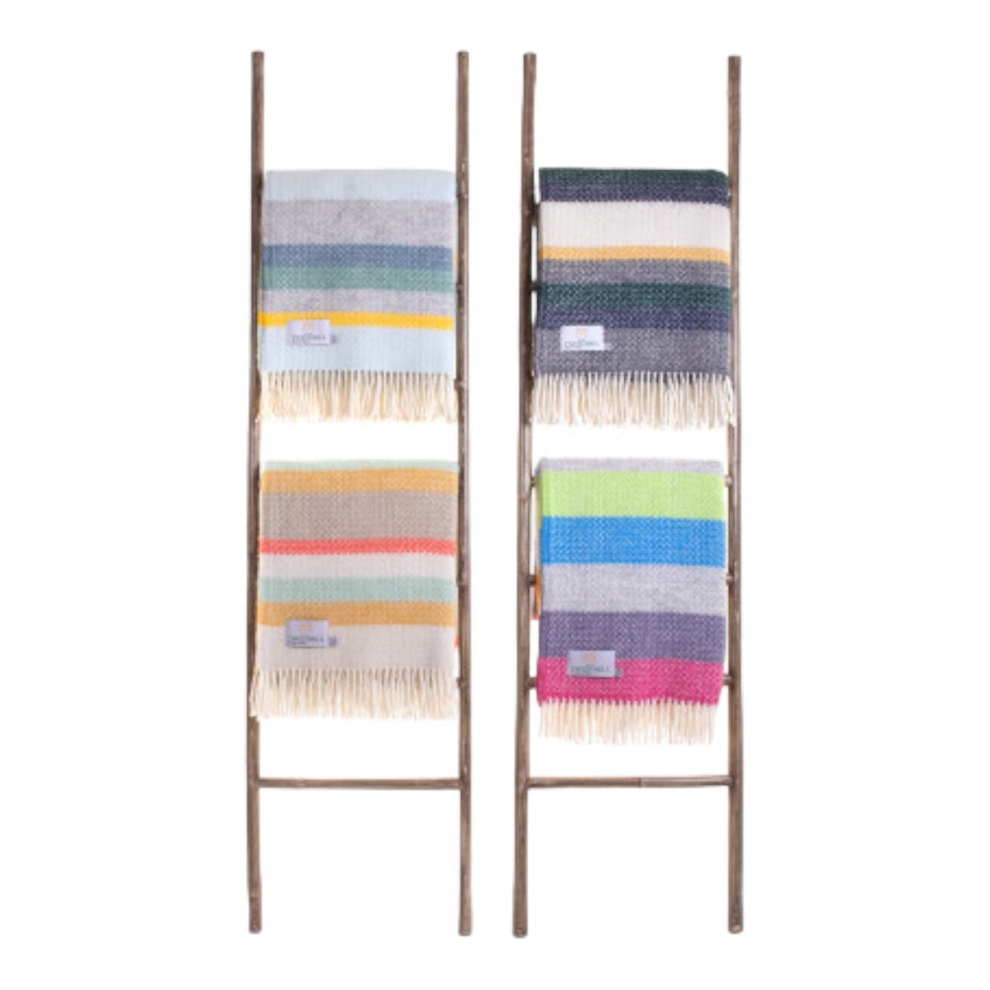 Nightfall Stripe 100% Pure Wool Throw
