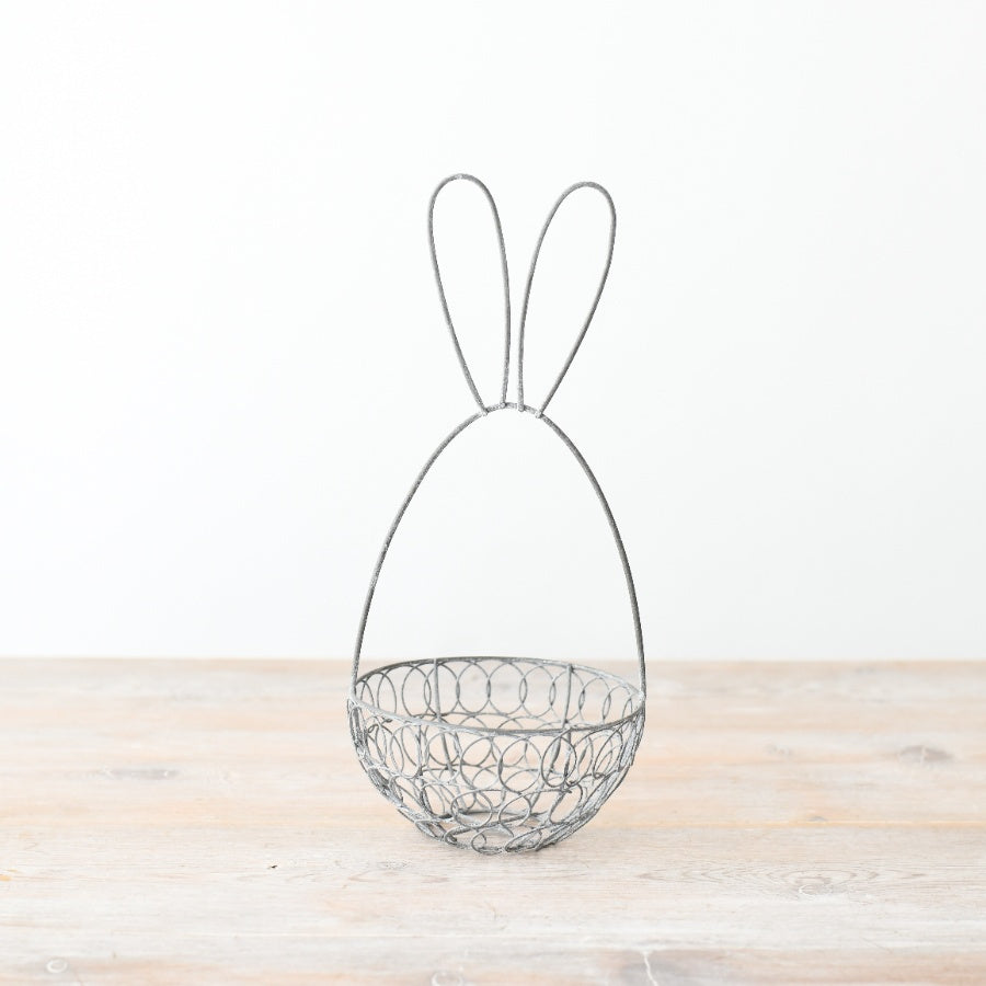 Grey Wire Basket