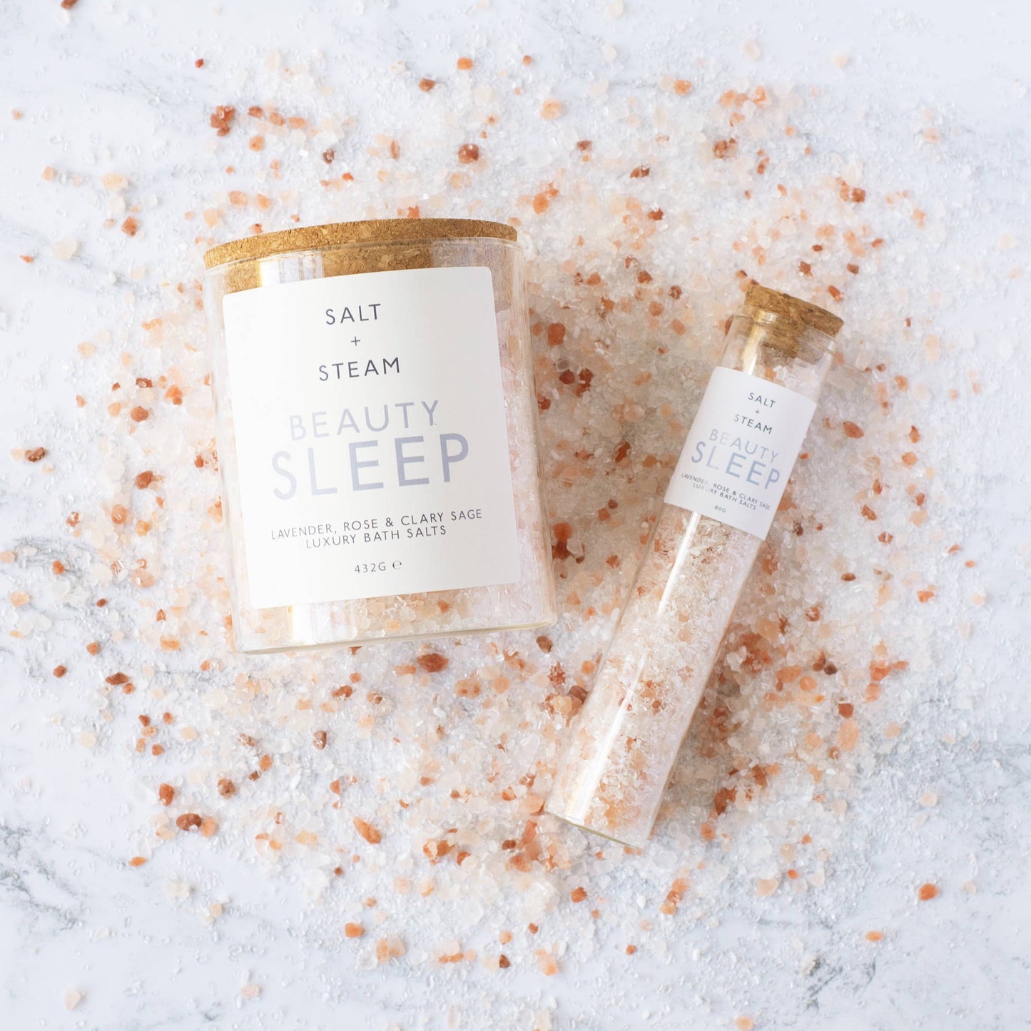 Beauty Sleep - Lavender & Rose Bath Salts 432g Jar