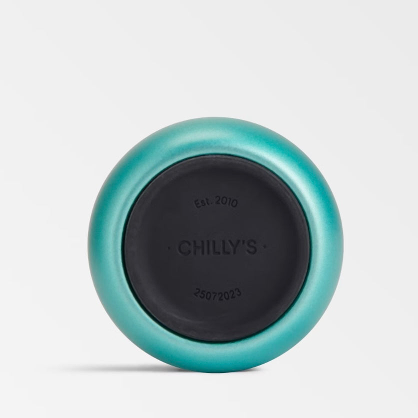 Chilly’s Bottle 500ml - Series 2 Flip Bottle Metallic Atlantis