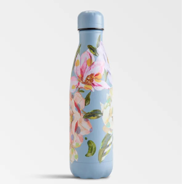 Chilly's Reusable Water Bottle 500ml, Magnolia Polka