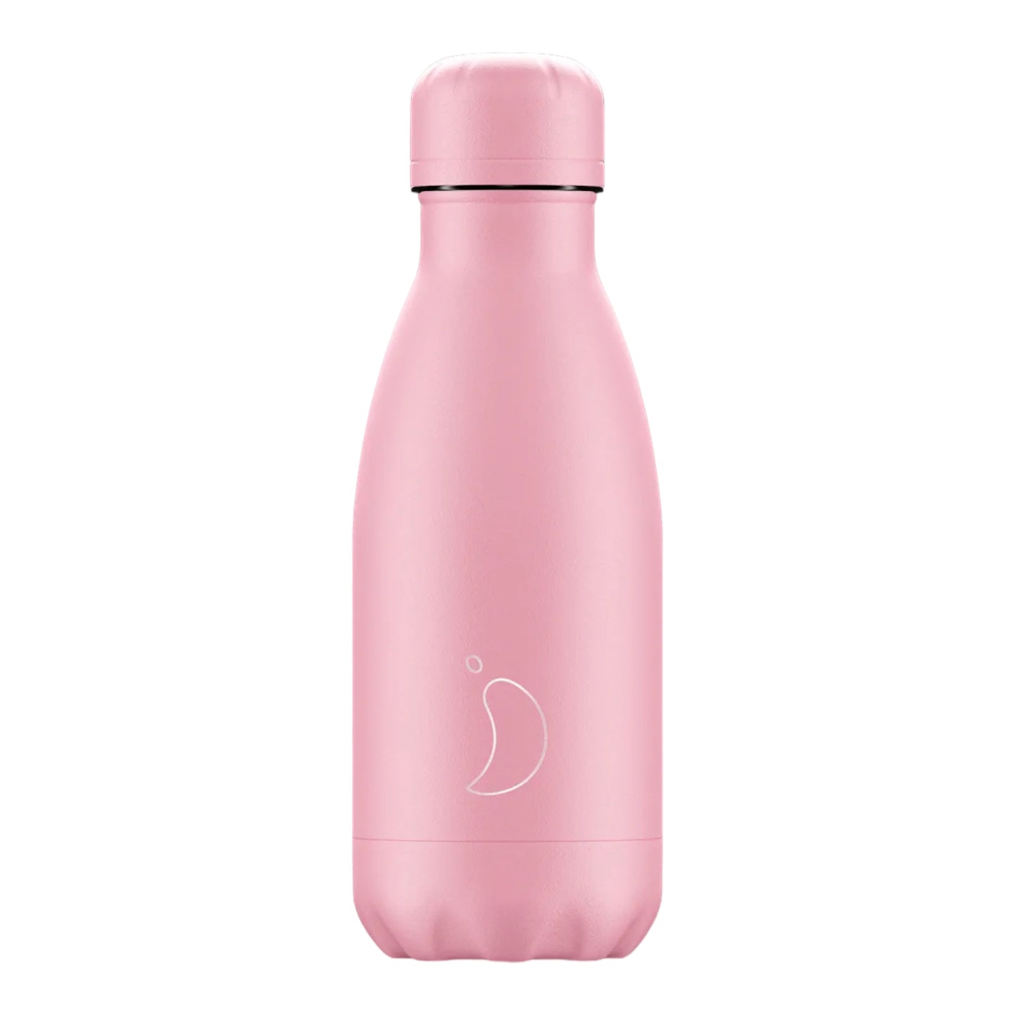Chilly's Reusable Water Bottle 260ml, Pastel All Pink