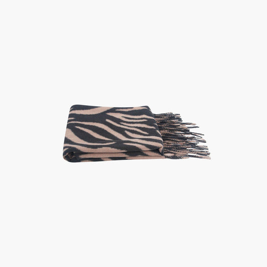 Selene Camel Tiger Heavyweight Scarf: One-size