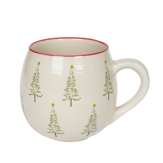 Christmas Trees Stoneware Mug