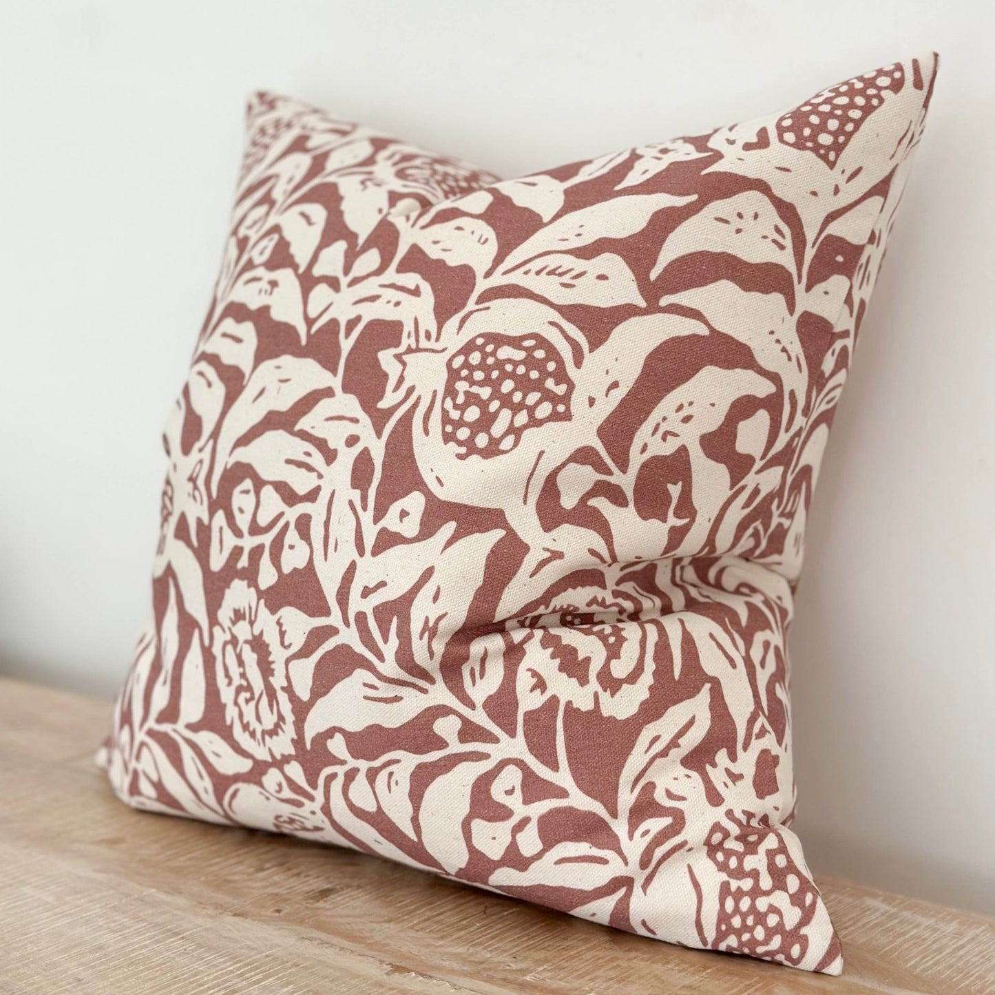 Arla Terracotta Print Cushion
