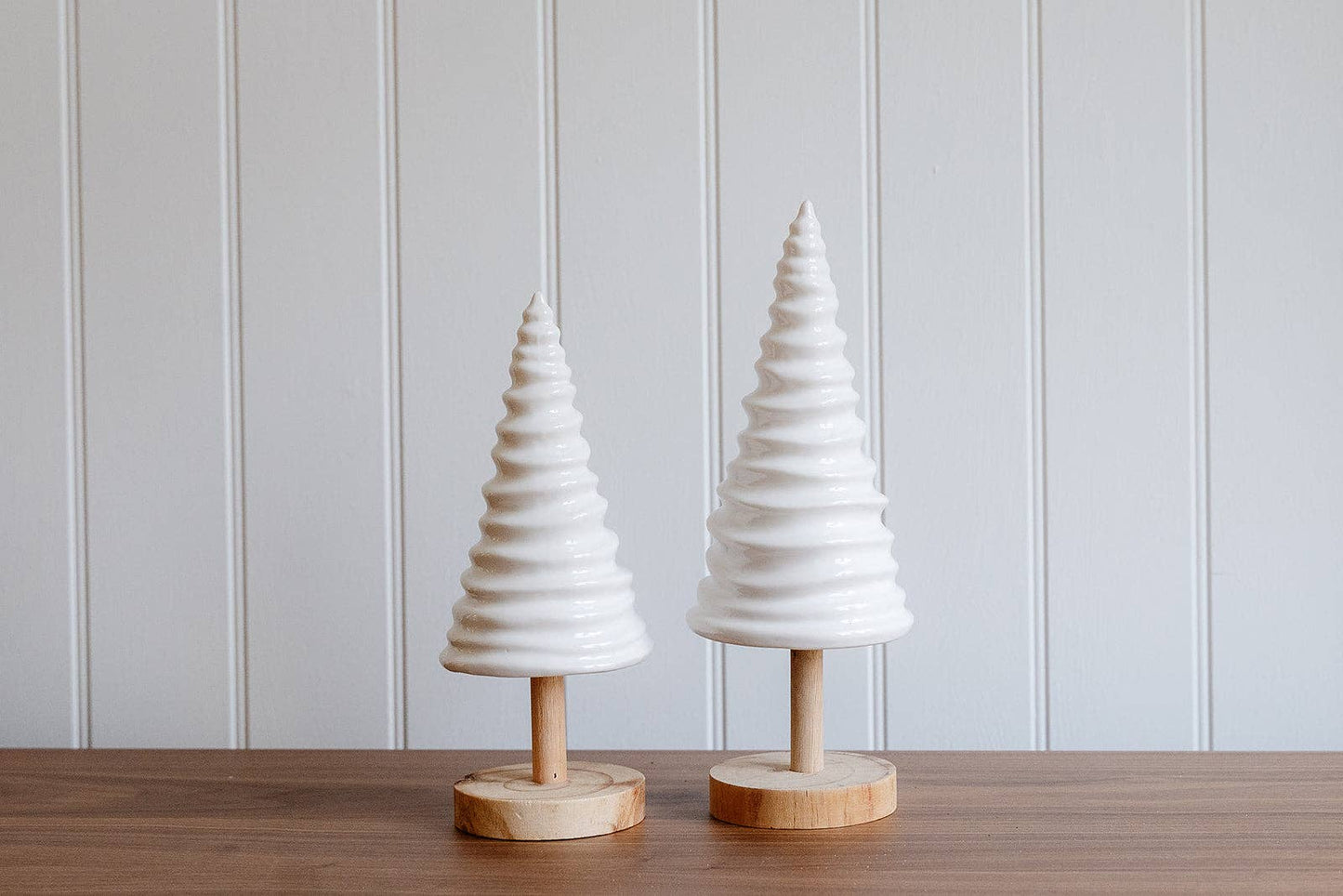 Ceramic large White Christmas Tree