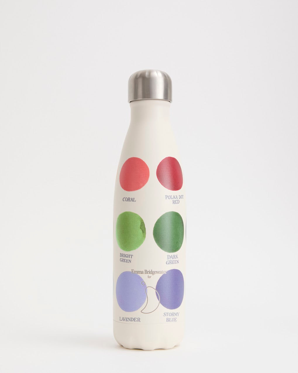 Chilly's Reusable Water Bottle 500ml, Emma Bridgewater Colour Palette