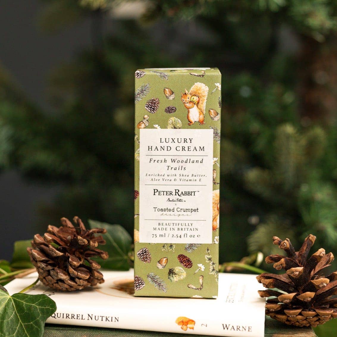 Squirrel Nutkin "Fresh Woodland Trails" Luxury Hand Cream (Peter Rabbit Collection)