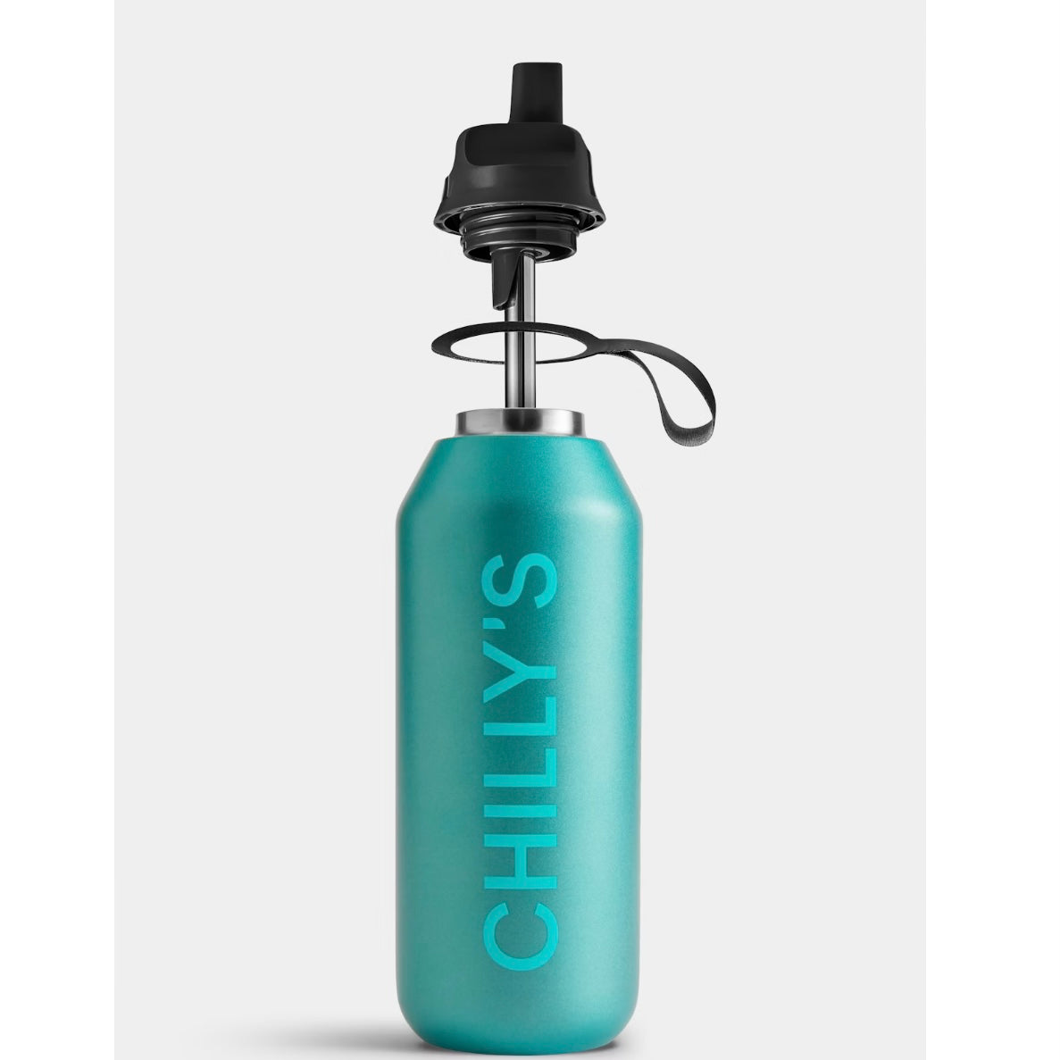 Chilly’s Bottle 500ml - Series 2 Flip Bottle Metallic Atlantis
