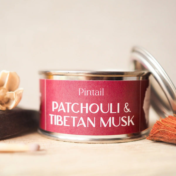 Patchouli & Tibetan Musk Paint Pot Candle