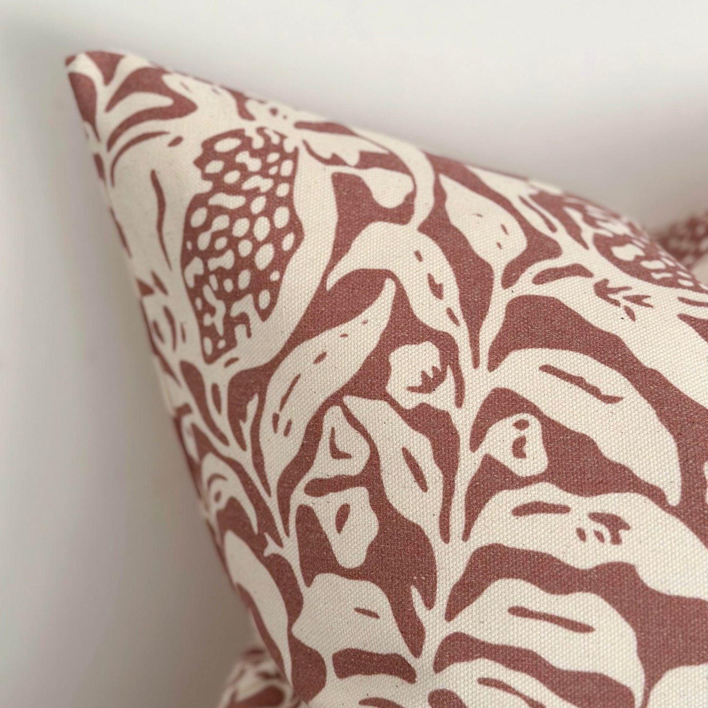 Arla Terracotta Print Cushion