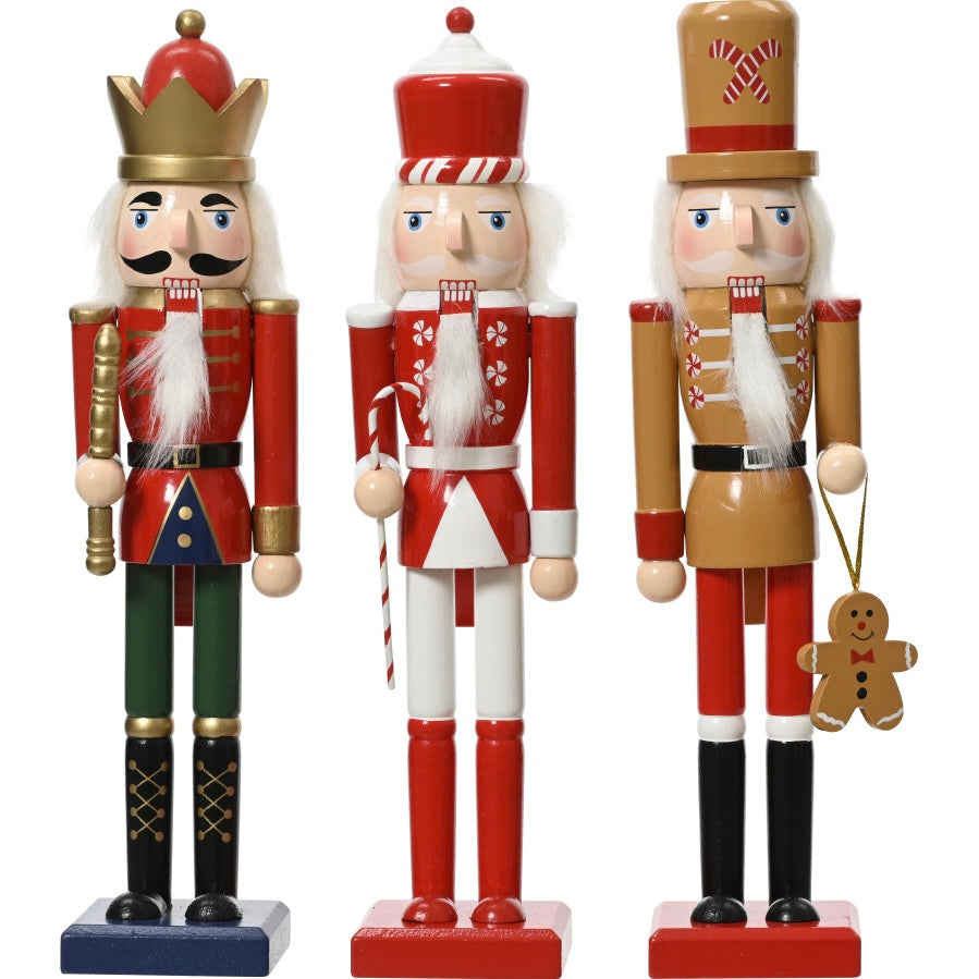 Large Festive Nutcrackers - 3 designs
