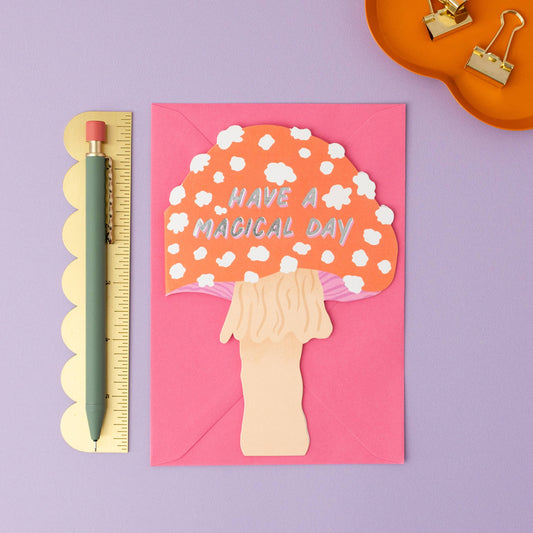 Mushroom Birthday Card