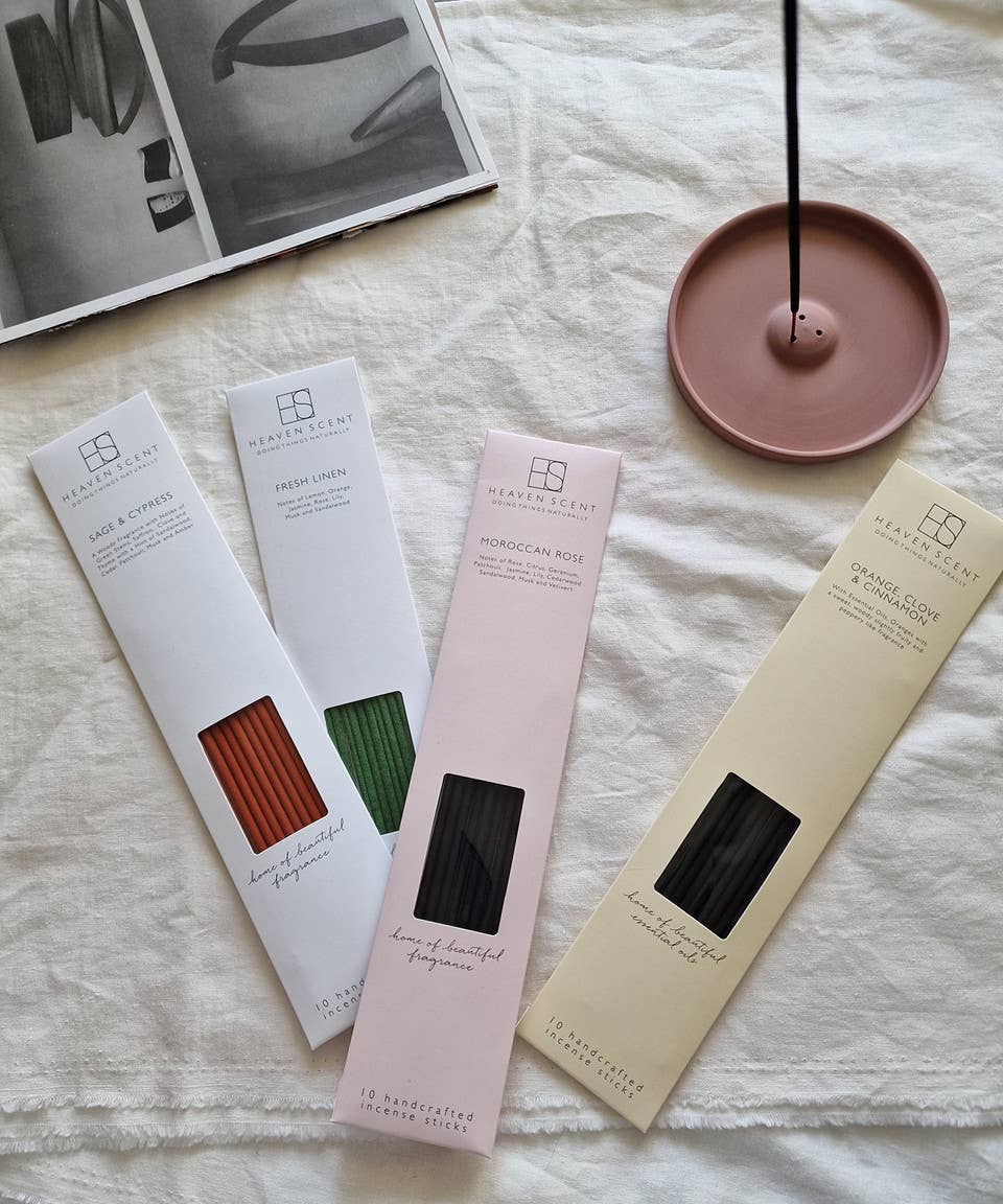 10 Orange, Clove & Cinnamon Incense Sticks