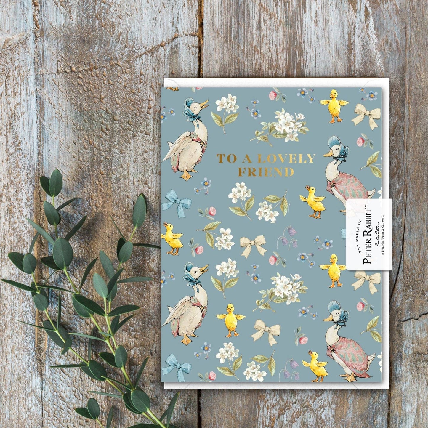 To a Lovely Friend (Jemima Puddle-Duck) Card