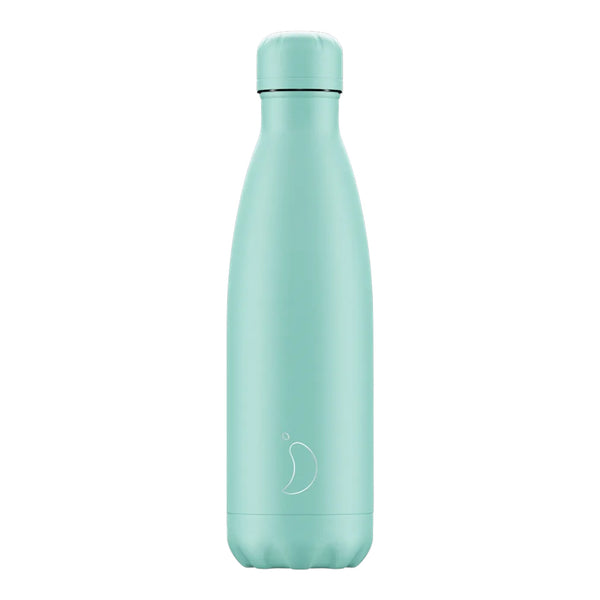 Chilly's Reusable Water Bottle 500ml, Pastel All Green