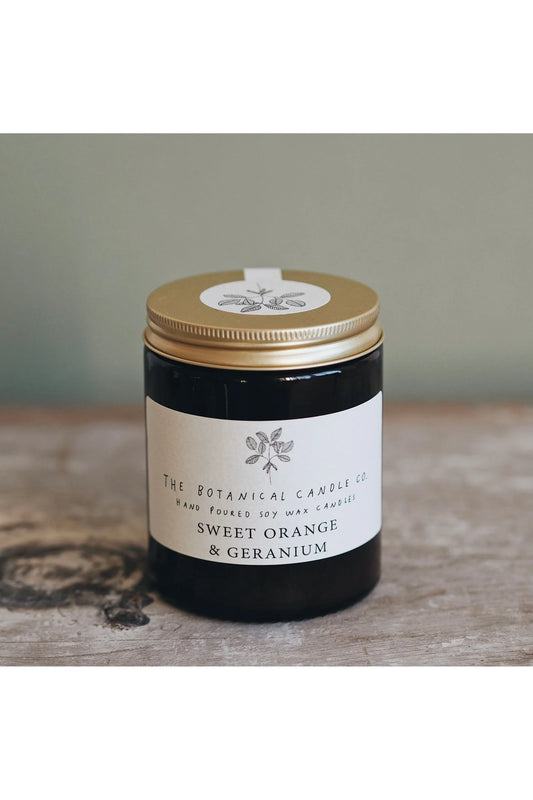 Sweet Orange & Geranium Scented Candle - 3 sizes