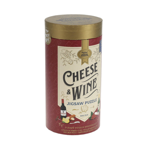 Cheese + Wine 500 Piece Jigsaw Puzzle