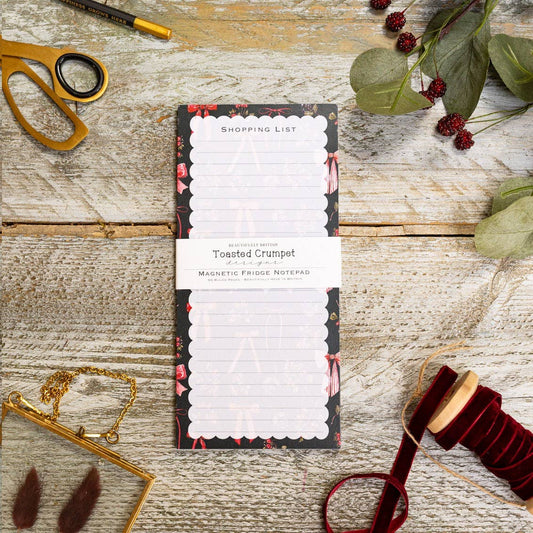 Bows & Berries Magnetic Shopping List