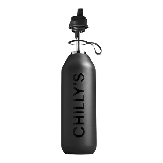 Chilly’s Bottle 1L - Series 2 Flip Bottle Abyss Black