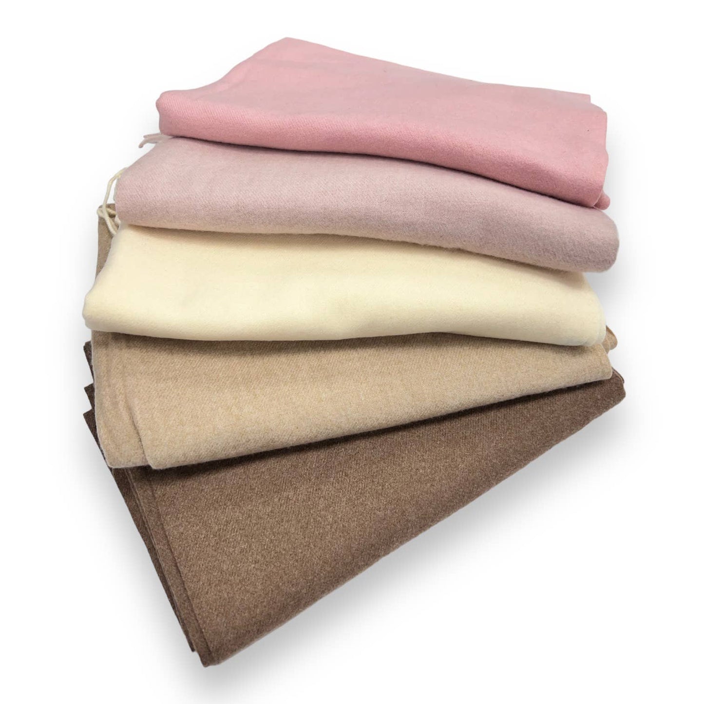 Cashmere Blend with Tassels - Off White