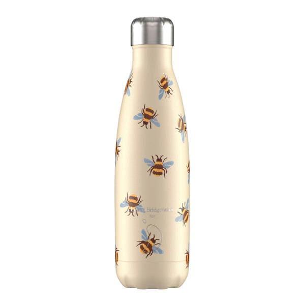 Chilly's Reusable Water Bottle 500ml, Emma Bridgewater Bumblebee