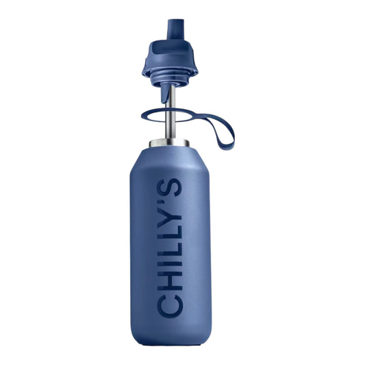 Chilly’s Bottle 500ml - Series 2 Flip Bottle Whale Blue