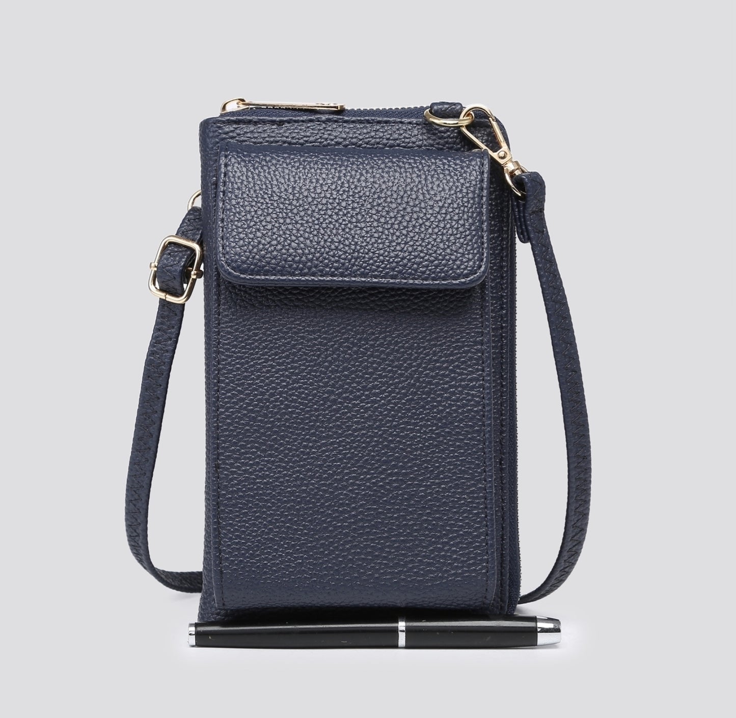Faux Leather Phone Cross Body Bag