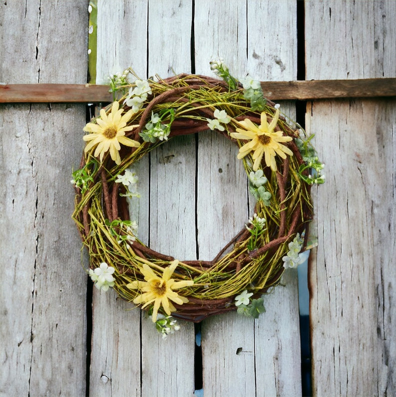 Spring Daisy Wreath